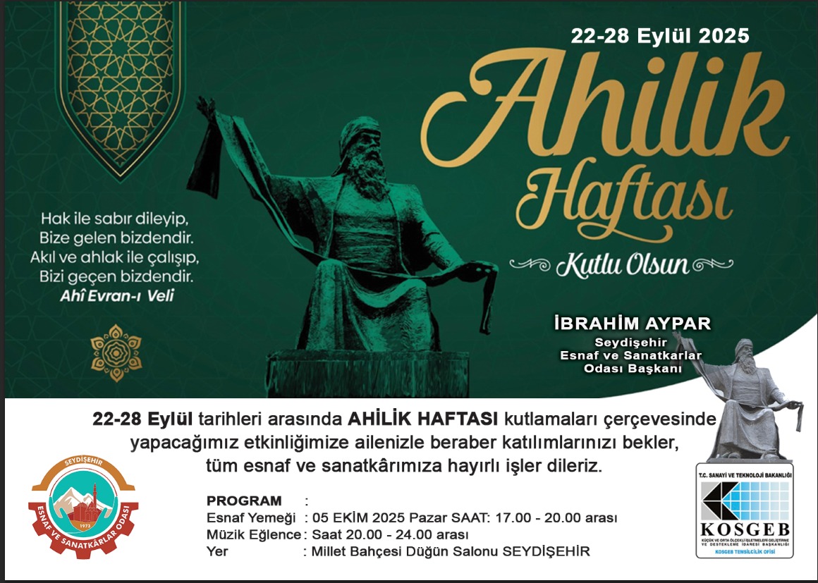 Ahilik Haftası Kutlaması